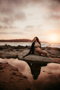 maternity session an artistic flare in california